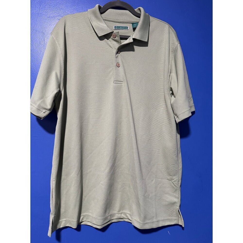 Men’s Size L Polo Shirt – Cubavera Polo Casual Short Sleeve Lightweight Golf